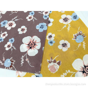 Comfortable And Cool Cotton Linen Printed Fabric